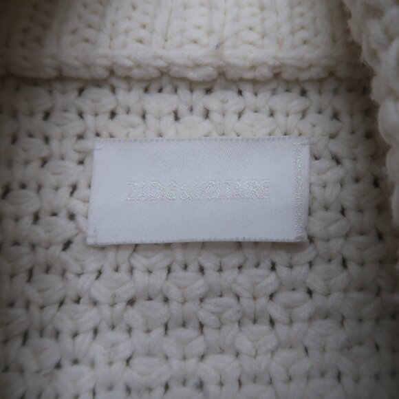 Zadig & Voltaire Ella Embroidered Cardigan Coat M/L - Picture 8 of 12